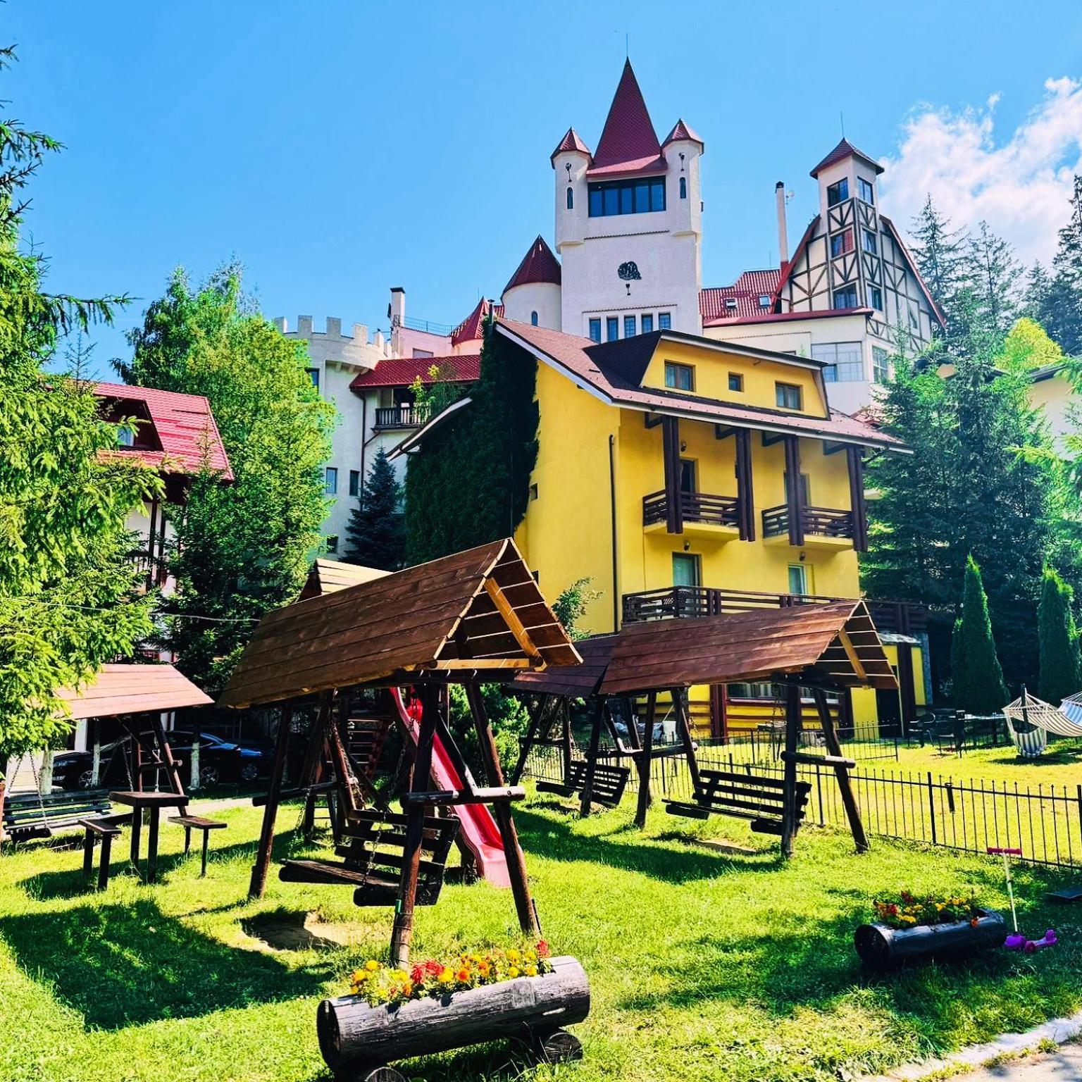 Sunray-Vilagalbena Hotel Poiana Brasov Bagian luar foto